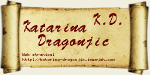 Katarina Dragonjić vizit kartica